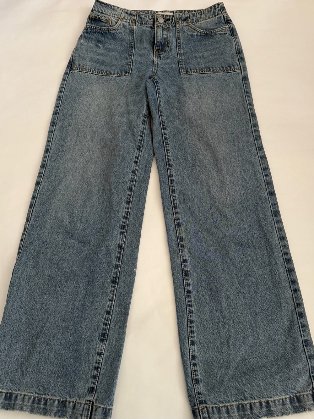 PacSun Women's Light Blue Casey Low Rise Baggy Jeans
